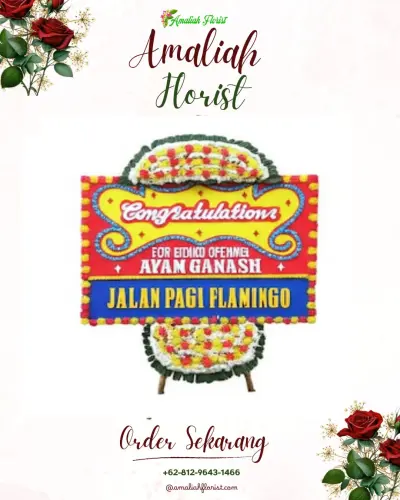 Bunga Papan Congratulation di Putat Nutug